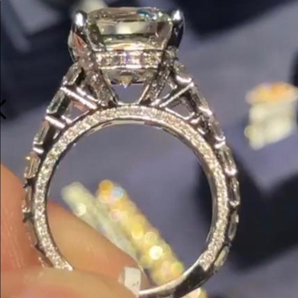 💎5.CT Sterling Silver Ring 💍 One Available. - Picture 4 of 9